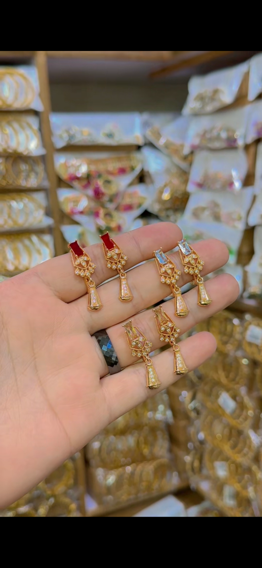 Gold plated Earrings(Db61)