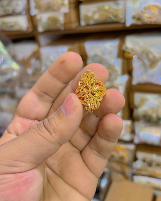 Madrasi  gold plated Ring (Rg047)