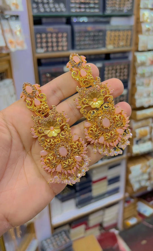 3d Zircone earrings (Er107)