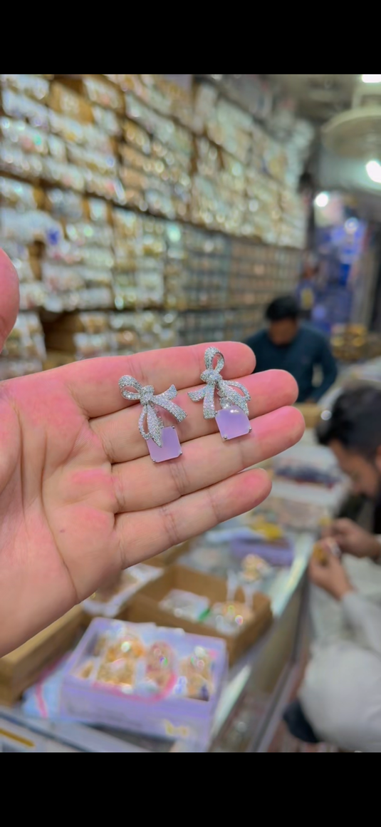 Zircone One Carrat Earrings(Er101)