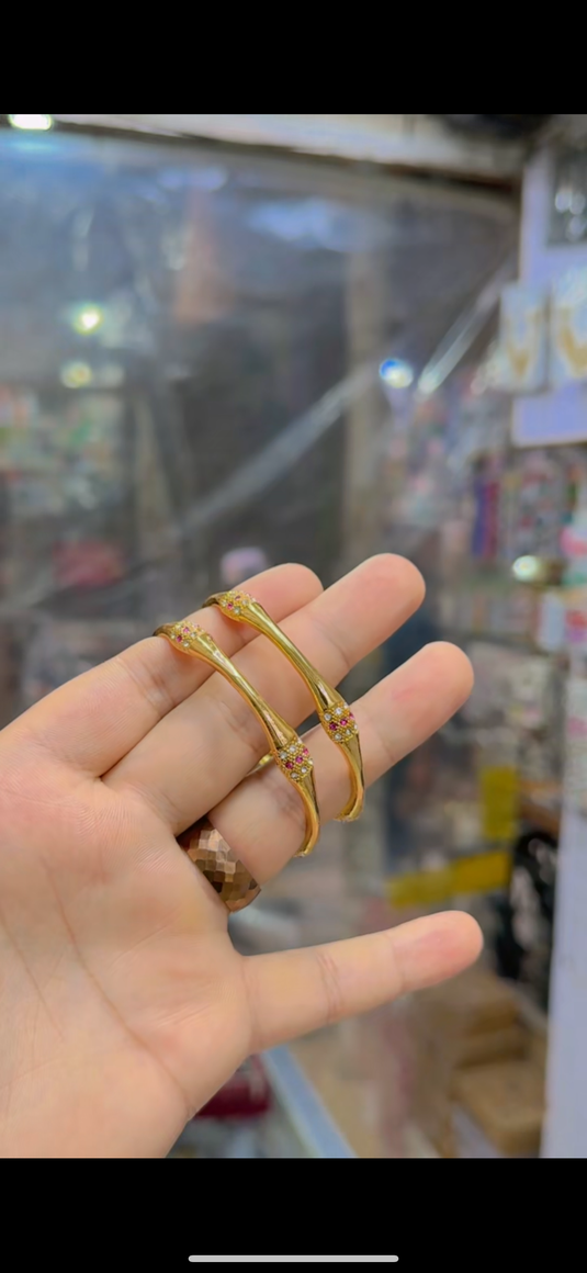 Gold plated Bangles(Bg245)