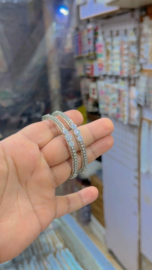 Ad zircone bangles (Bg334)
