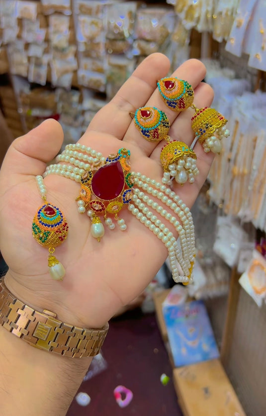 Kundan Chokar set (Cs67)