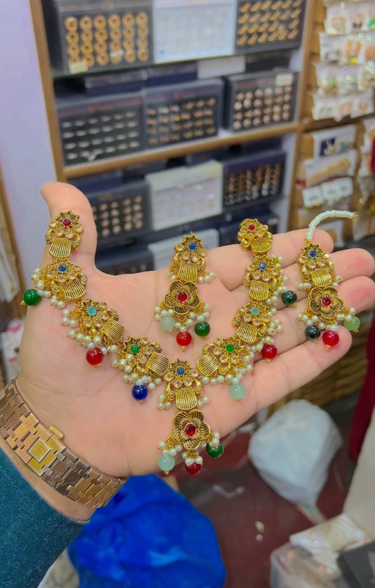 3d Necklace set (Ns147)