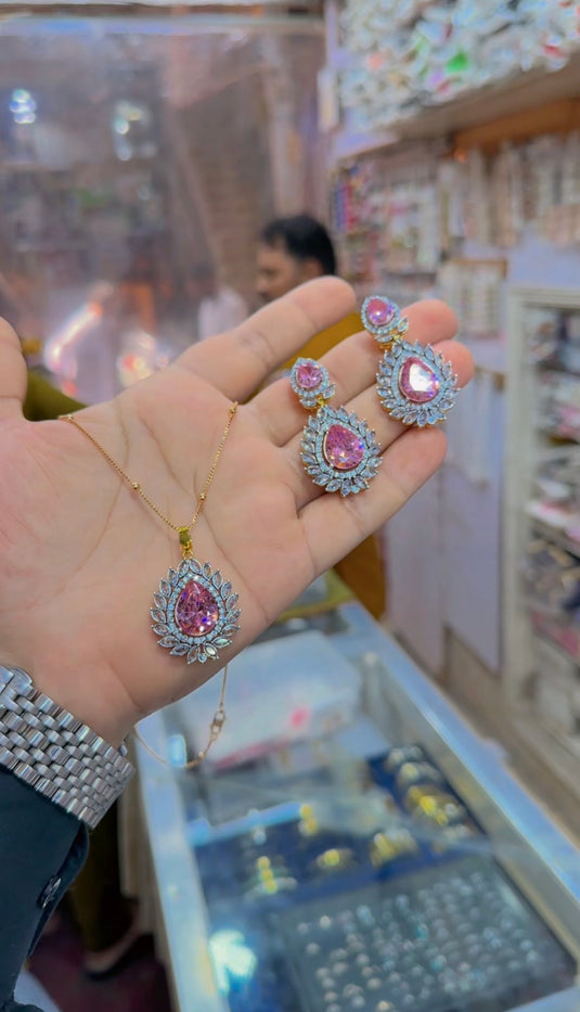 Sona polish Zircone Stones Locet set (Ls225)
