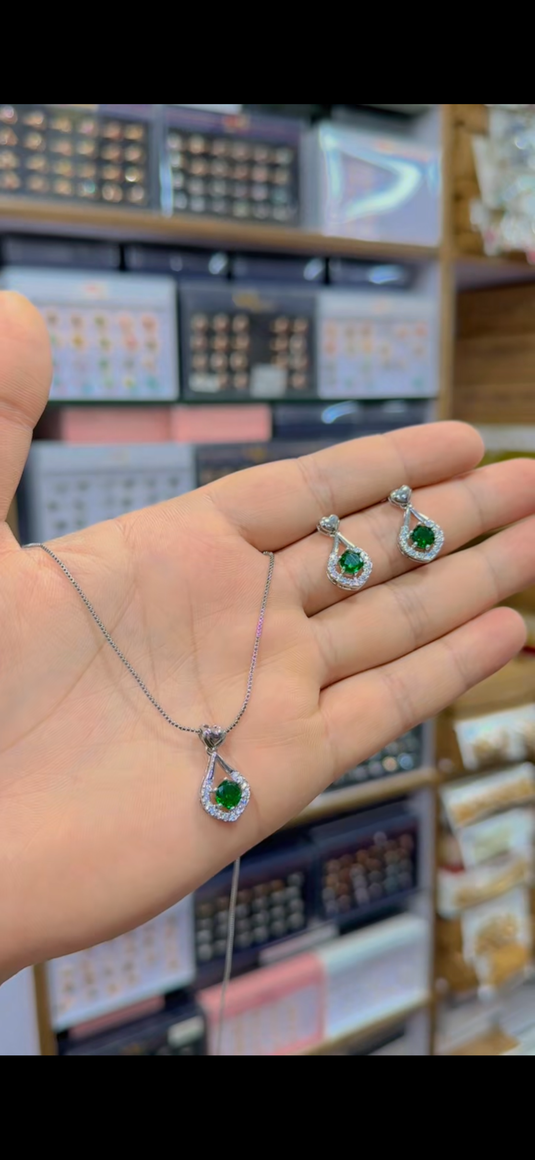 One Carrat Locket set(Ls187)