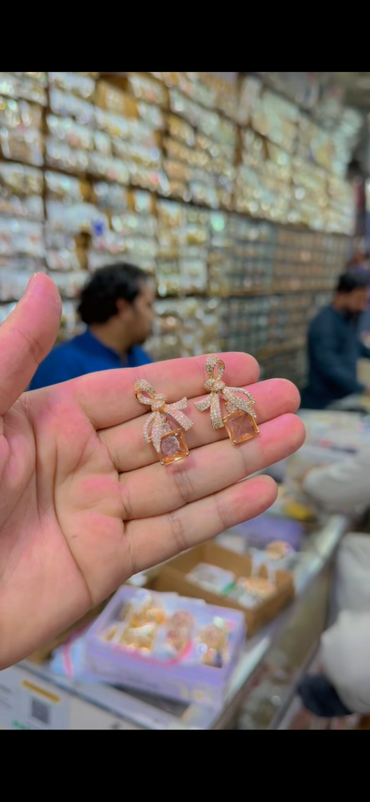 Zircone One Carrat Earrings(Er101)