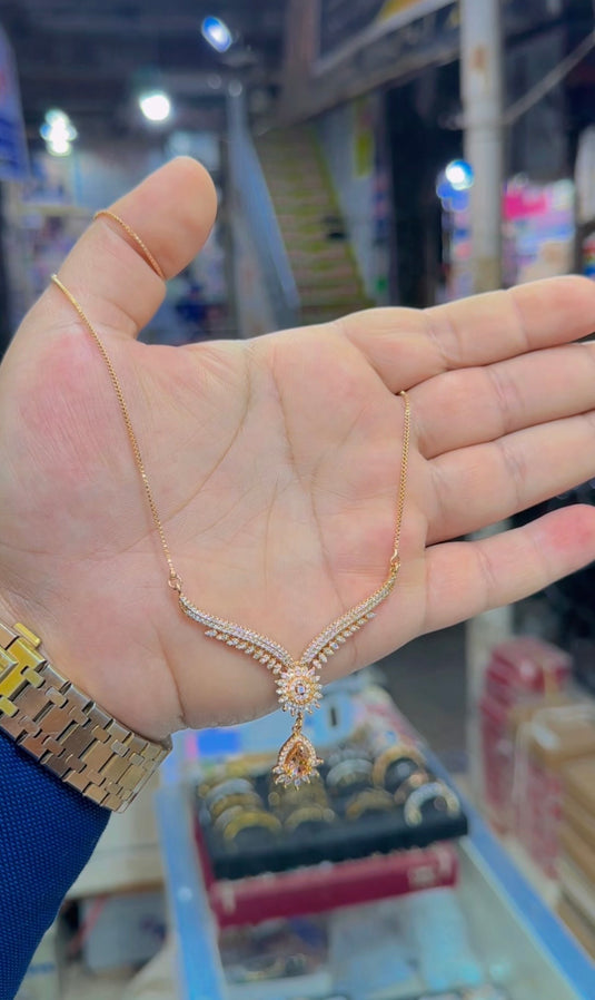 1 carat (Gold plated ) mala (Lc127)