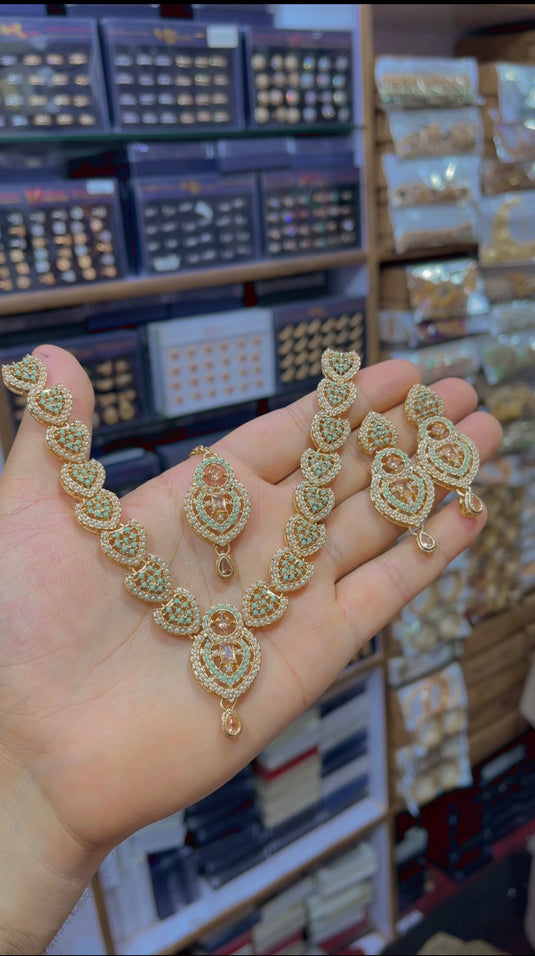 Zircone Necklace Set(Ns103)