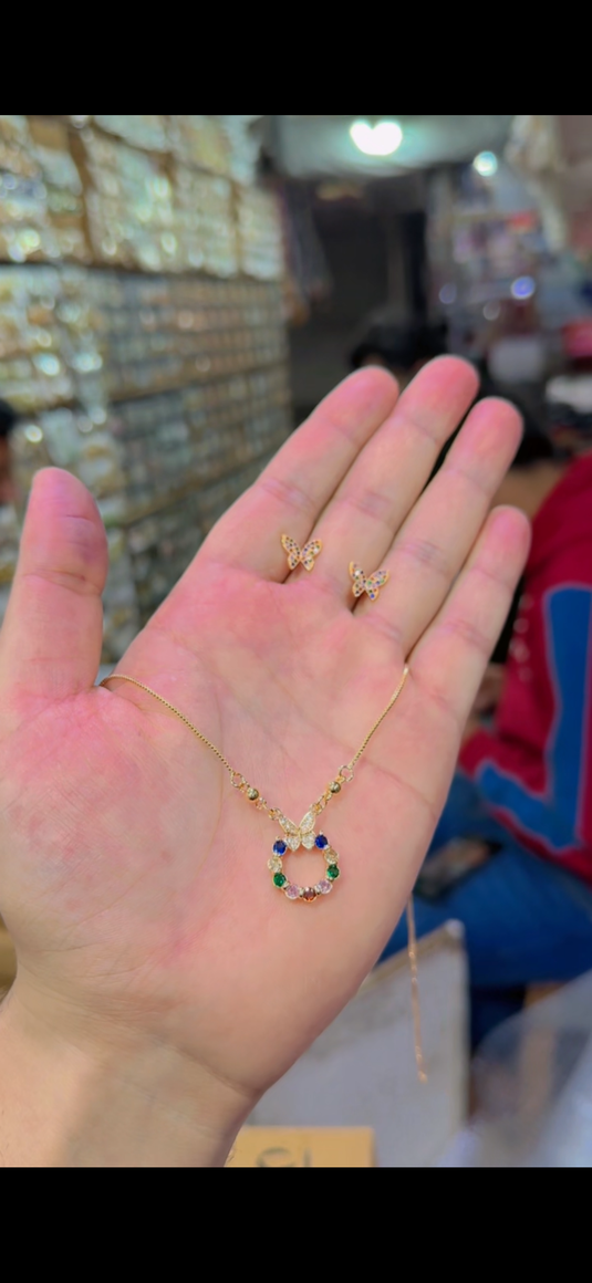 One Carrat Locket set(Ls136)