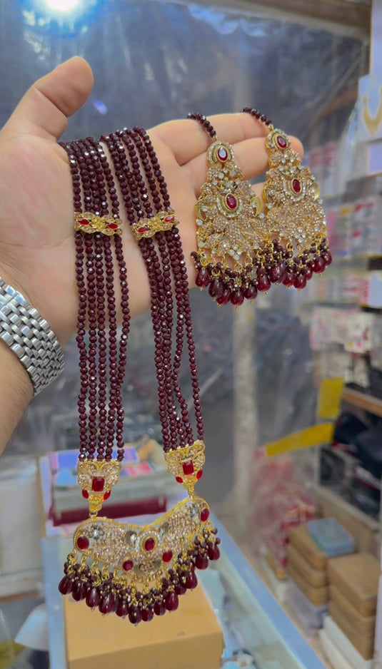 3d bridal mala set (Ns297)