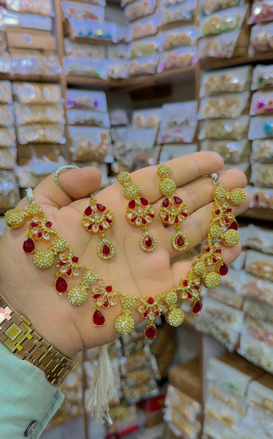 Zircone necklace set (Ns184)