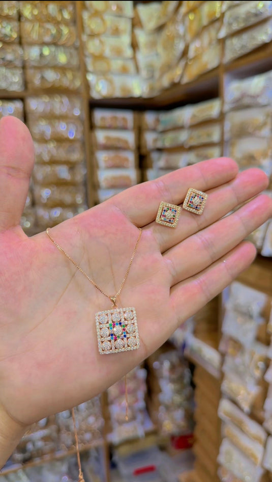 One Carrat Locket Set (Ls112)