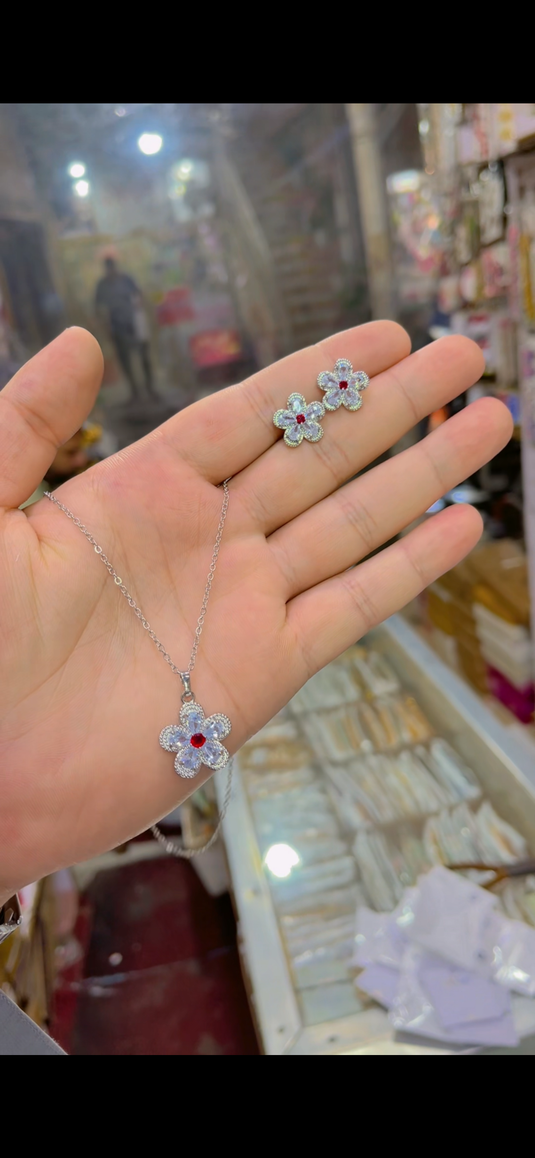 One Carrat Locket Set(Ls051)