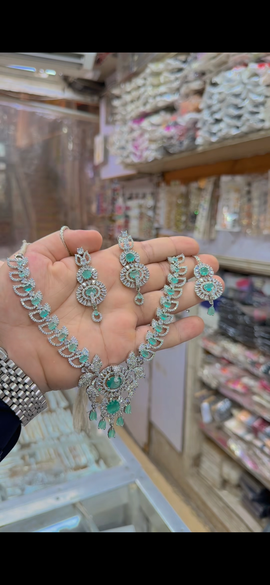 american Diomand necklace set (Ns230)
