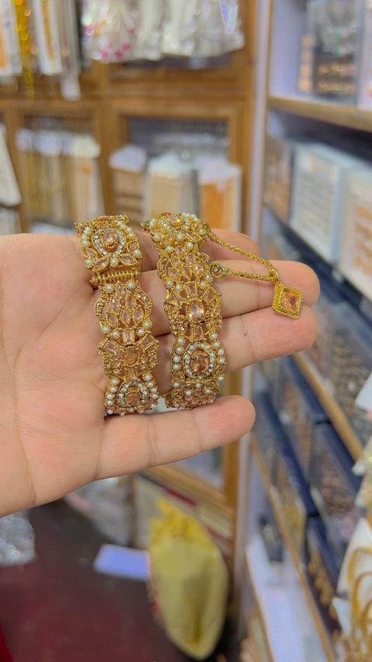 Zircone openable bangles (Bg024)