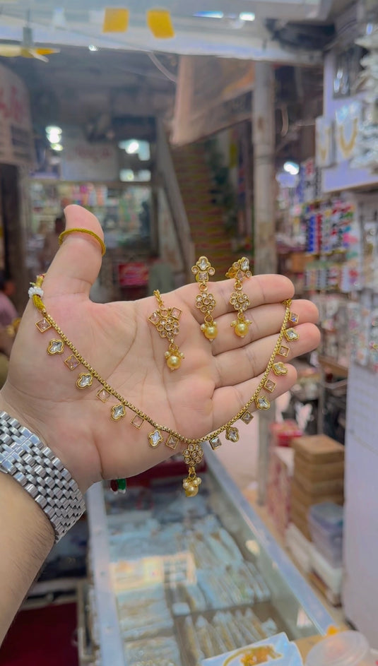 Rajwari necklace set (Ns292)