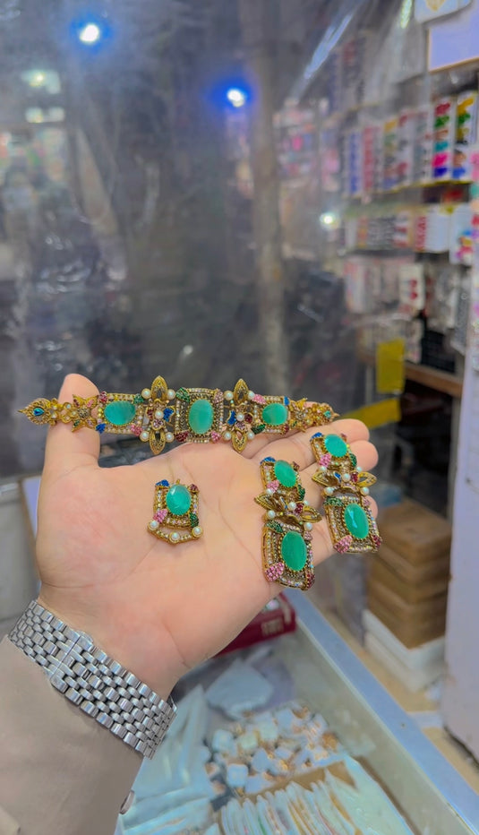 Turkish Full neck chokar set (Cs150) Very Good quality ❤️