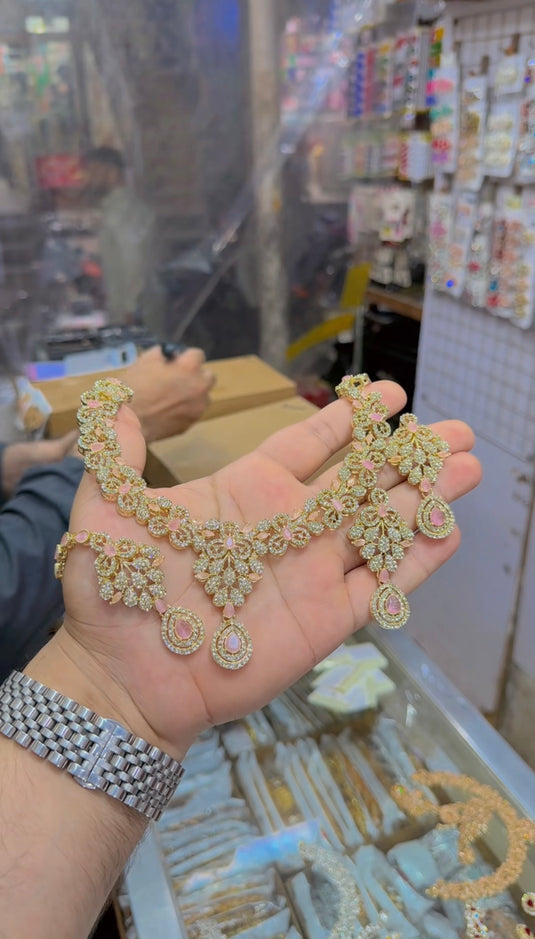 Zircone necklace set (Ns298)