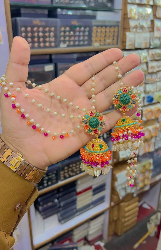 9 ratan Seesh pati + Jhumkay (Mp17)