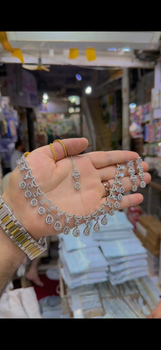 One Carrat AD Necklace set(Ns340)
