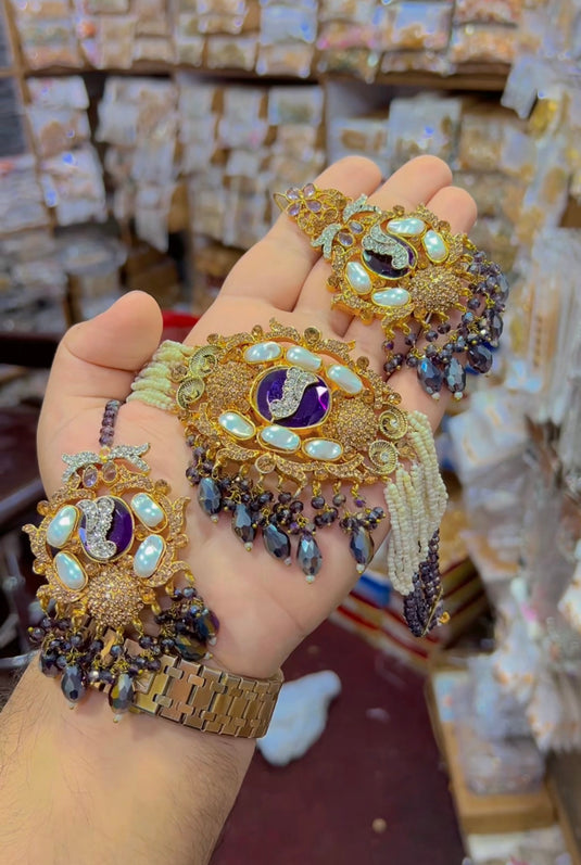 3d Mother of pearl Chokar set (Cs65)