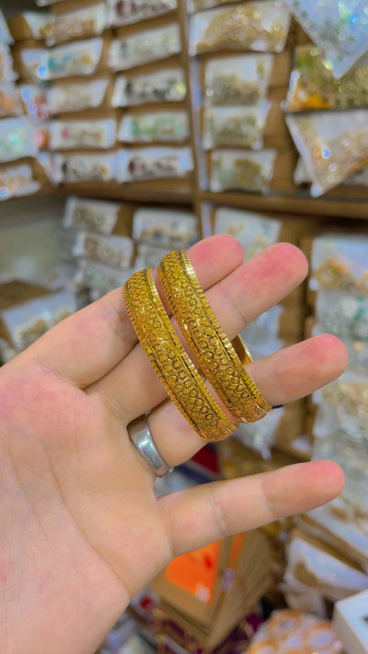 Gold plated Bangles(Bg063)