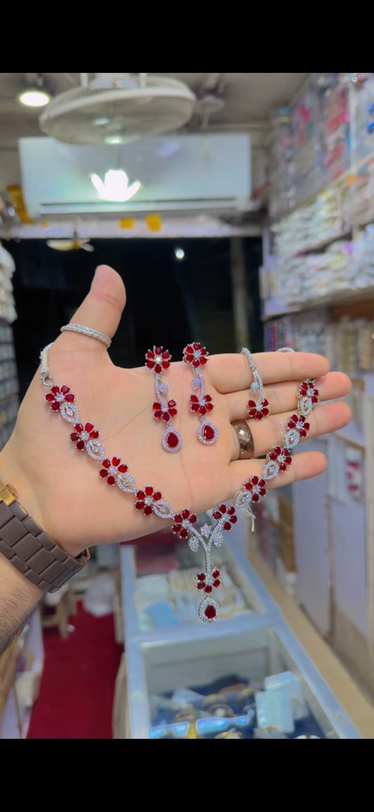 One Carrat AD Necklace Set(Ns260)