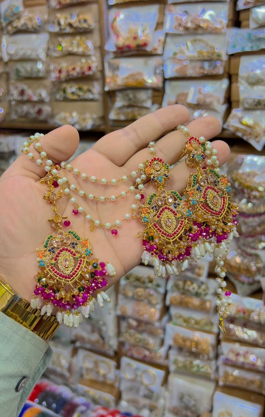 9 ratan Necklace set (Ns133)