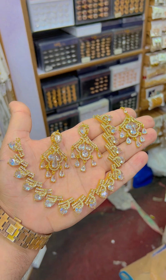 Zircone Necklace set (Ns143)