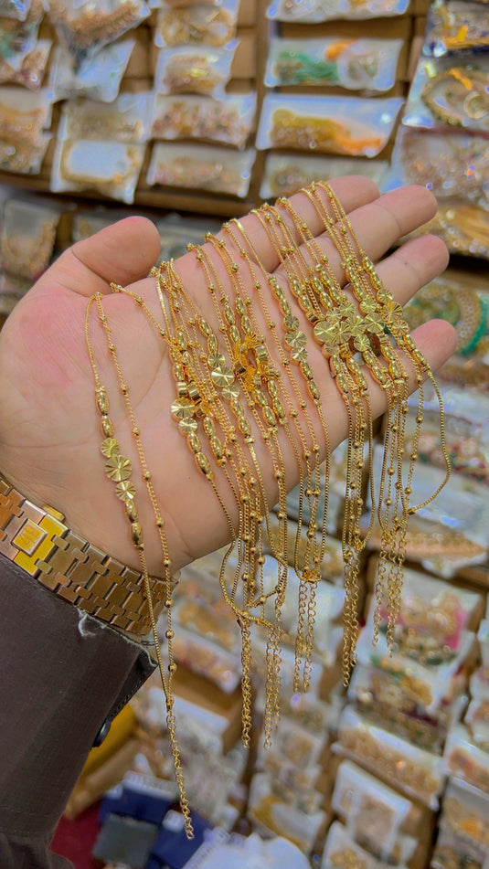 gold plated pazaib (Ank02)