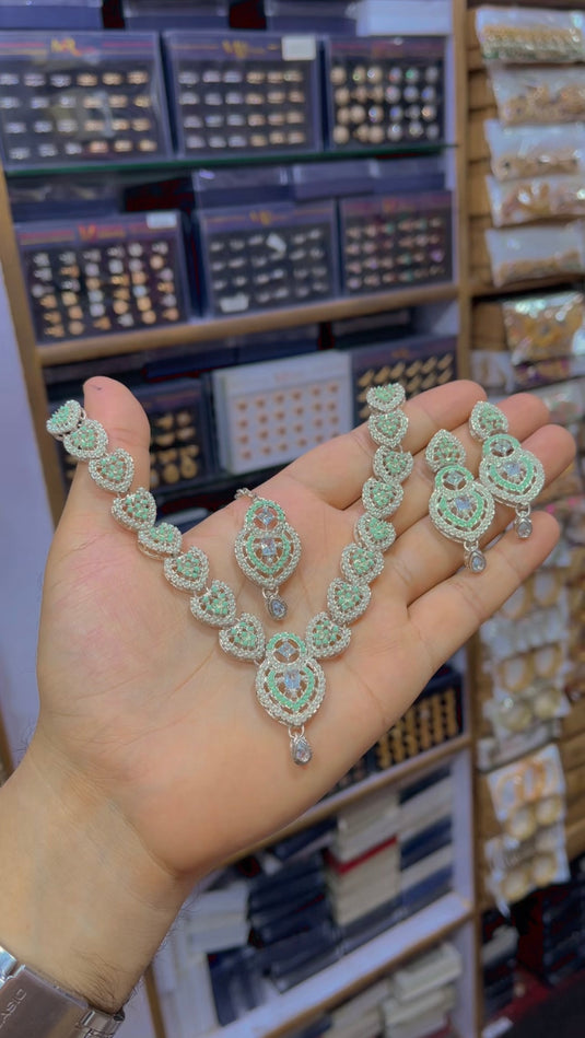 Zircone Necklace Set(Ns103)