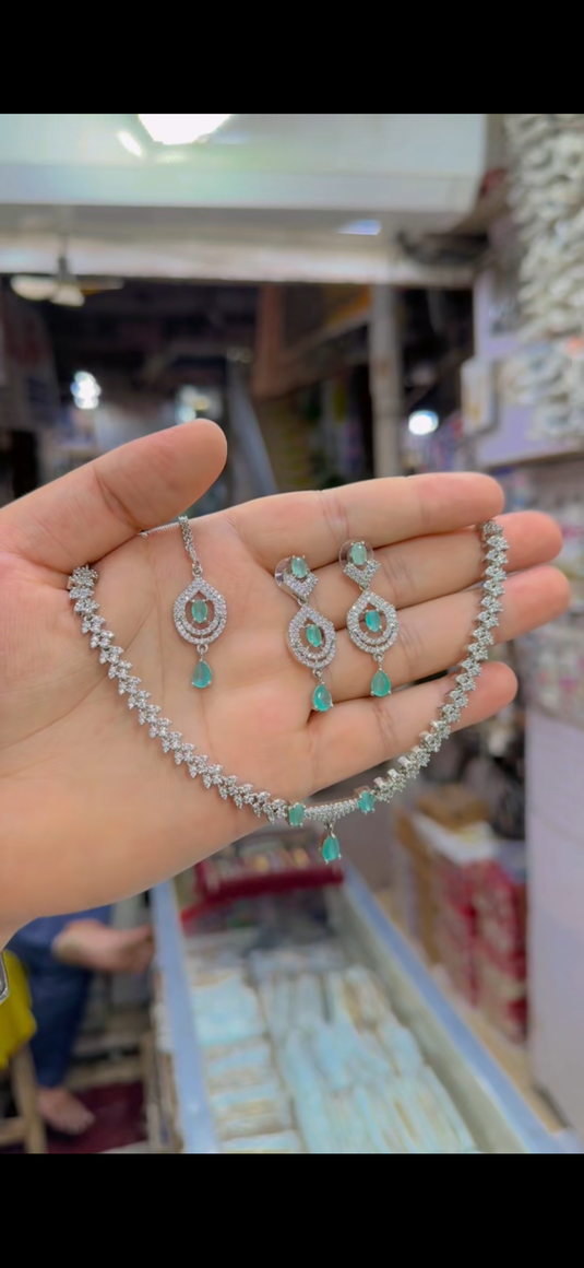 One Carrat AD Necklace set (Ns217)