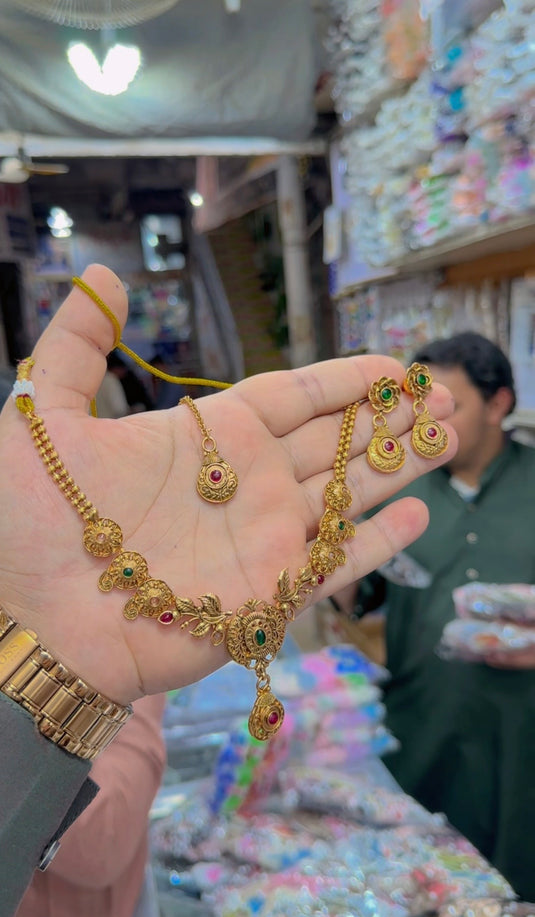 Rajwari necklace set (Ns195)