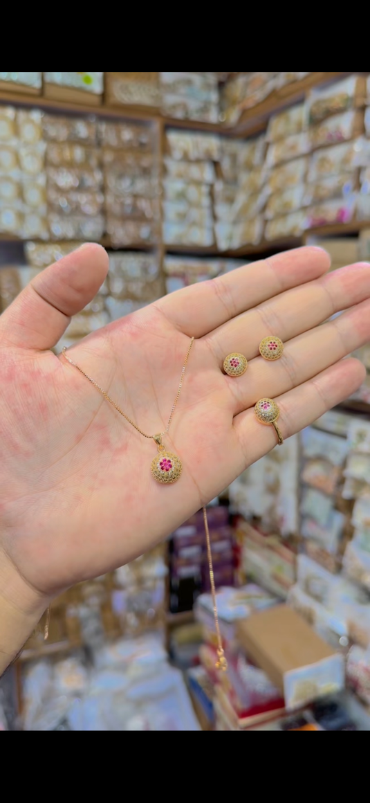 One Carrat Locket set(Ls125)