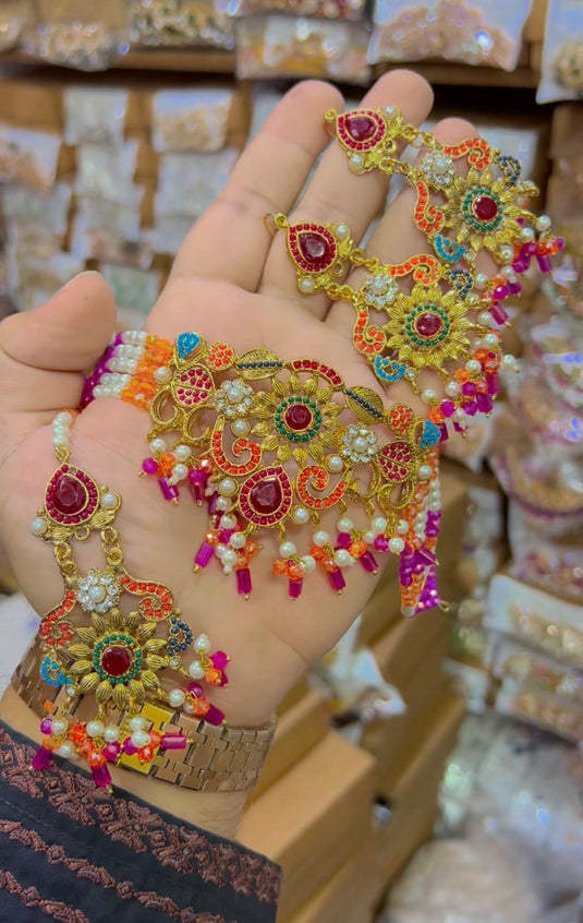 9 ratan Chokar set (Cs85)