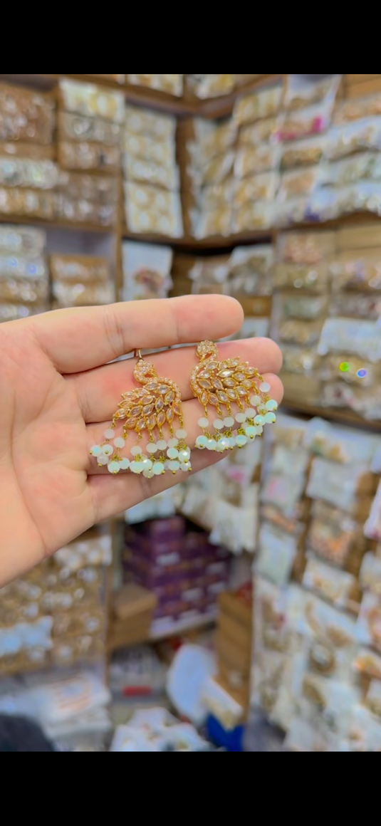 Real Sona Polish Zircone Earrings(Er99)
