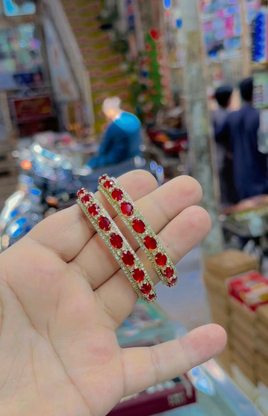 indian zircone bangles (Bg264)