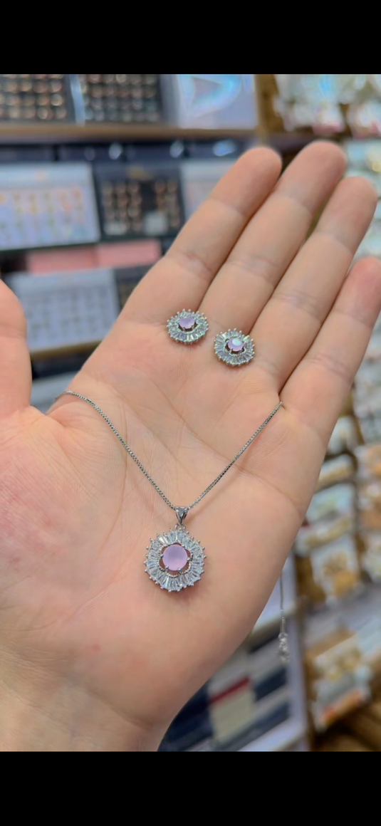One Carrat Locket set(Ls188)