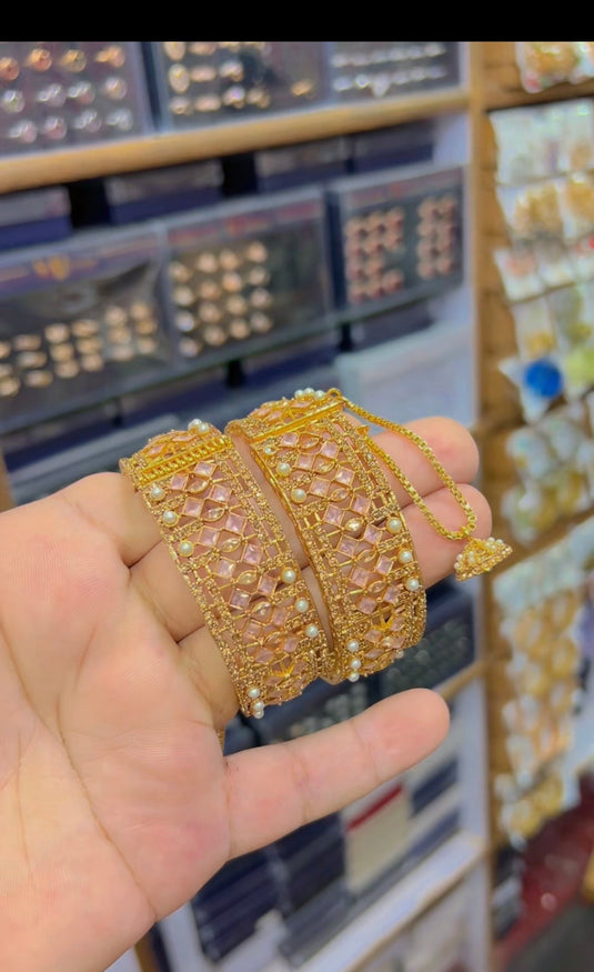 Zircone openable bangles (Bg137)