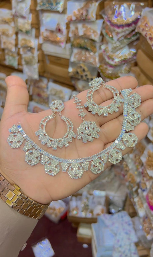 Zircone necklace set (Ns121)