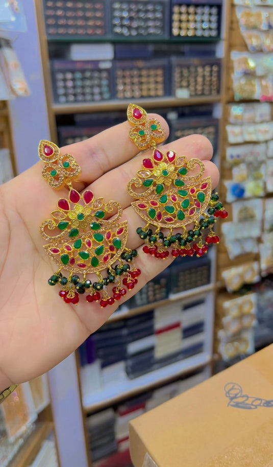 Zircone Sona polish earrings (Er96)