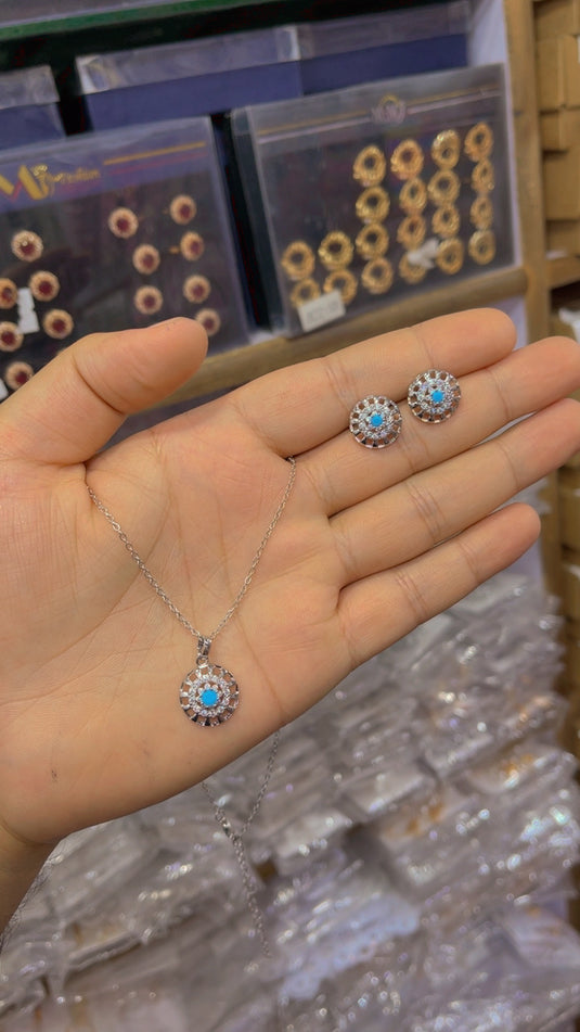 One Carrat Locket Set(Ls048)