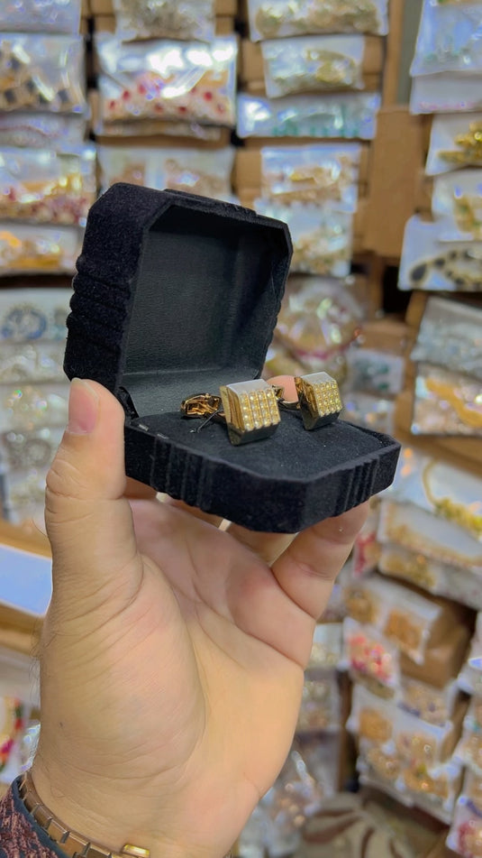 White Gold Cufflings (CA01)