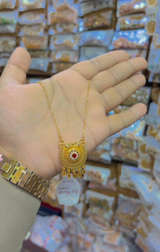 Gold plated Locet Chain (Lc076)