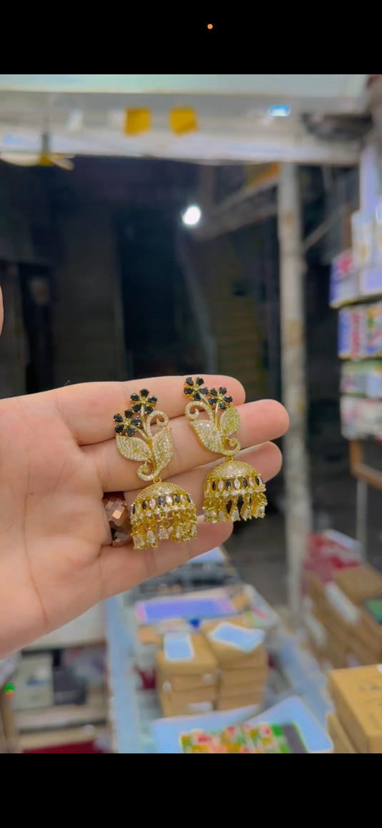 One Carrat American Diamond Jhumka(Er313)