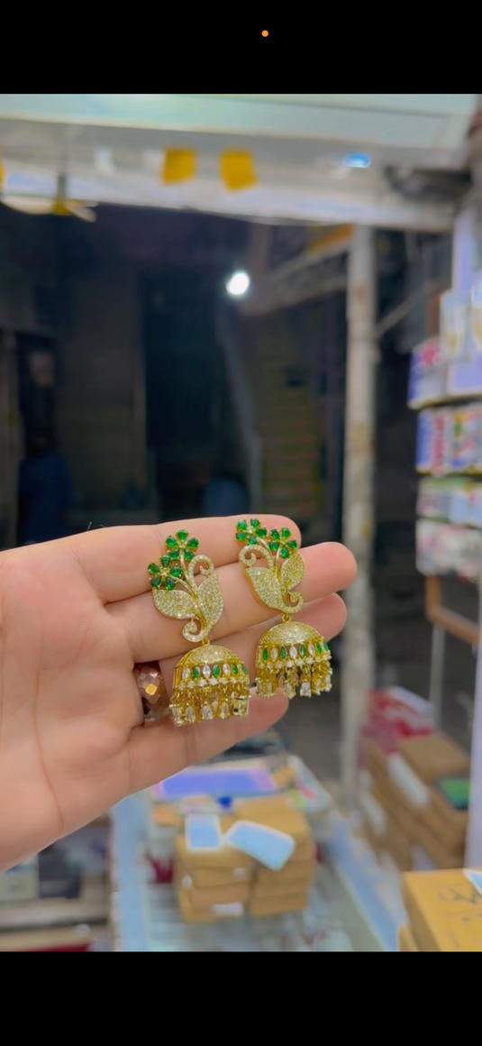 One Carrat American Diamond Jhumka(Er313)