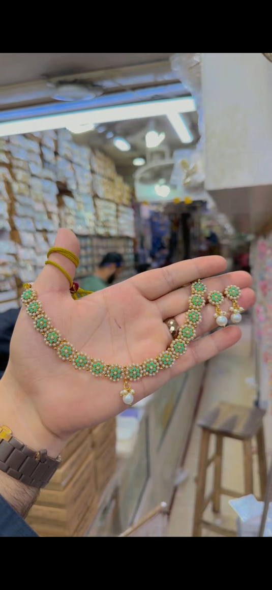 Indian Rajwari Necklace set(Ns359)