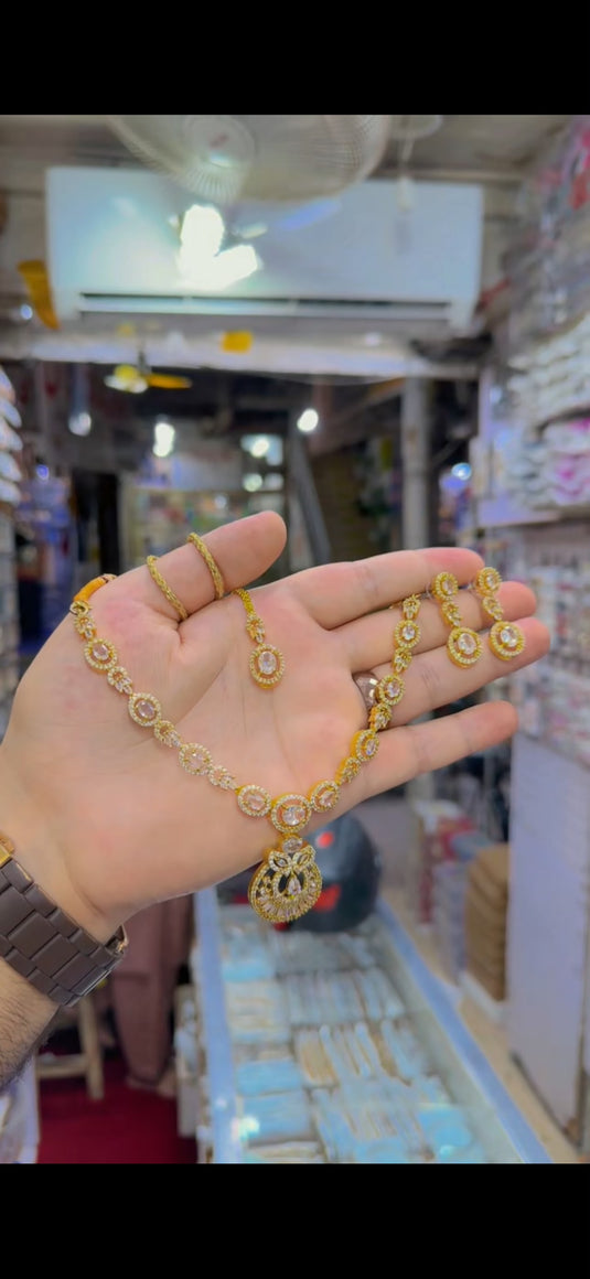 One Carrat AD Necklace set(Ns234)