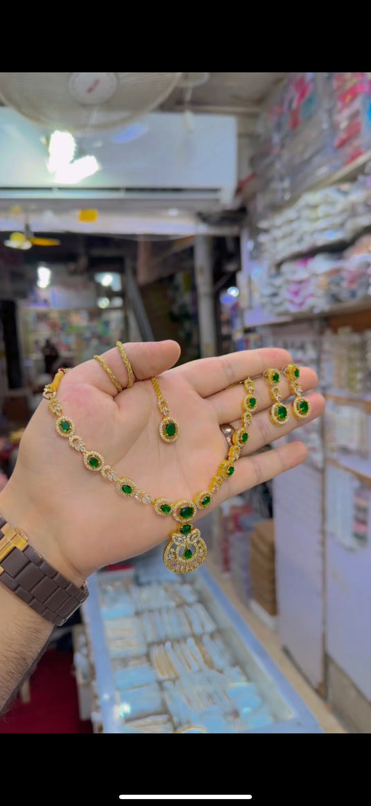 One Carrat AD Necklace set(Ns234)